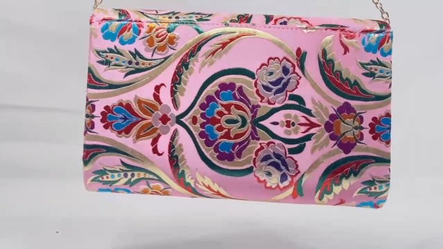 Floral Clutch Bag