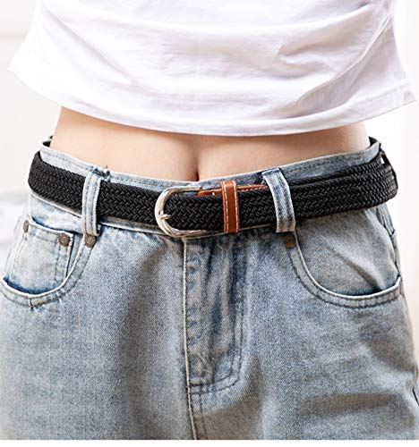 Stretch Canvas Braided Belts