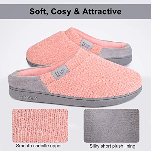 Chenille Knit Memory Foam Slippers