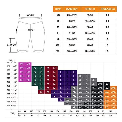 High Waist Cycling Shorts with Pockets