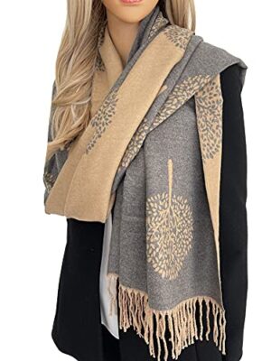 Reversible Scarf - Large Wrap, Warm
