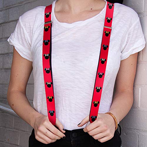 Red/Black Polka Dot Suspenders