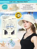 UPF 50 Wide Brim Cotton Sun Hat