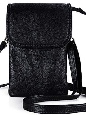 befen Leather Crossbody Bag, Cellphone Wallet, Small Purse