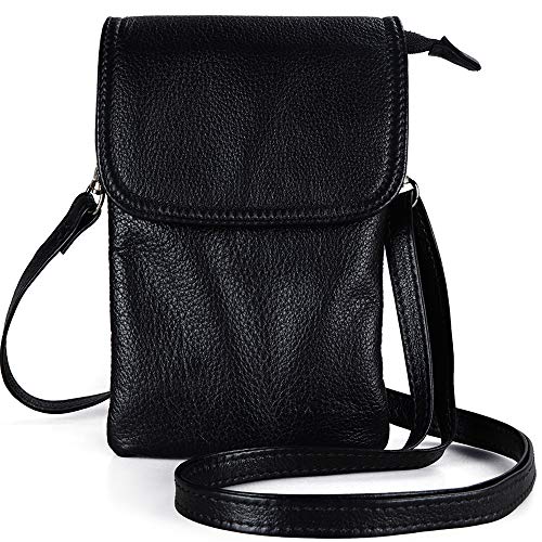 befen Leather Crossbody Bag, Cellphone Wallet, Small Purse