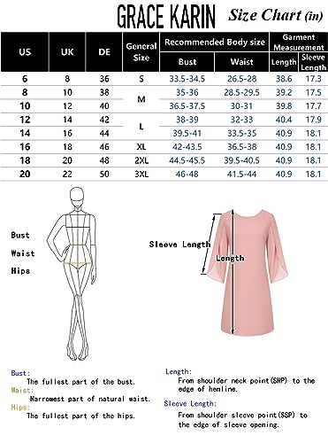 Summer Chiffon 3/4 Sleeve Dress