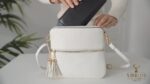 Faux Leather Crossbody Bag