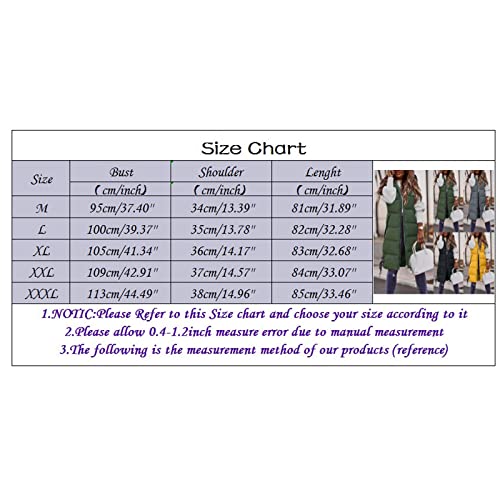 Long Hooded Quilted Winter Vest Coat