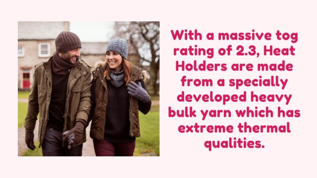 HEAT HOLDERS - Ladies Thermal Cable Knit Gloves