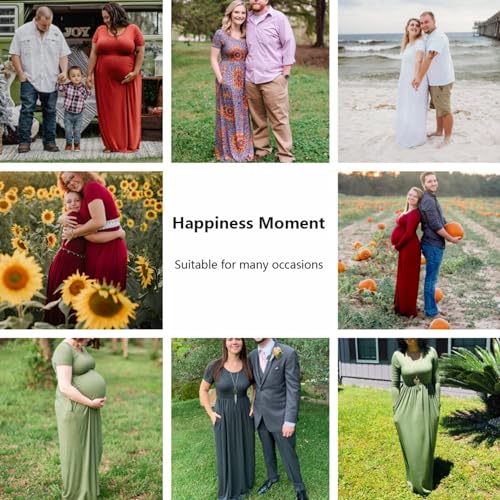 Maxi Dress with Pocket, Short Sleeve