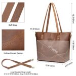 Vintage Leather Tote Bag with Crossbody Strap