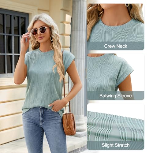 Short Sleeve Knit Blouse