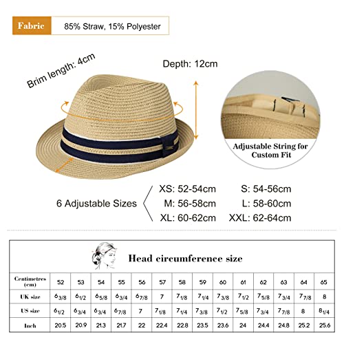 Straw Trilby Fedora