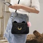 PU Leather Crossbody Bag - Black