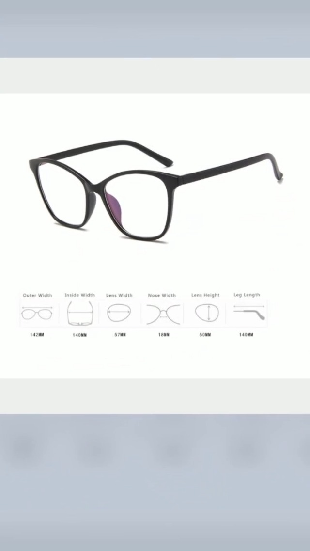 Black Cat Eye Glasses Frames