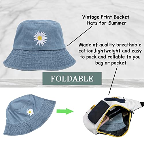 Reversible Cotton Bucket Hat