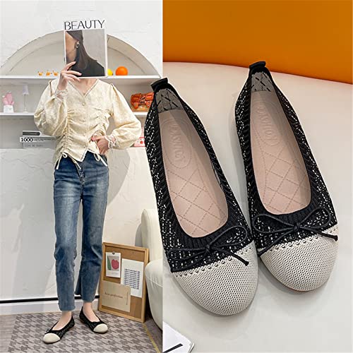 Lightweight Knitted Slip-on Flats