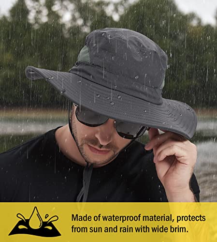 Wide Brim UPF 50 Sun Hat, Mesh UV Protection