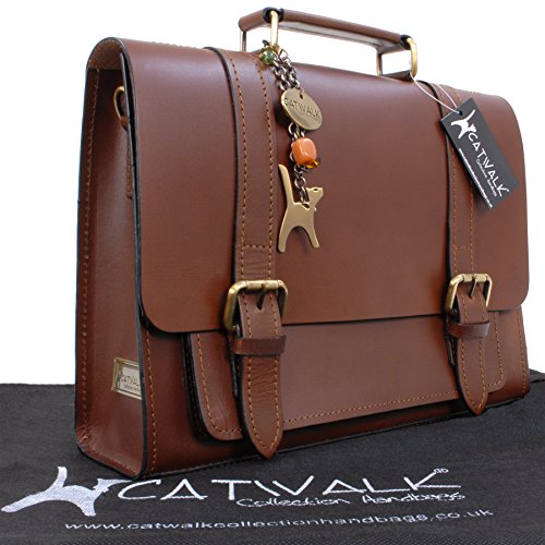 Leather Messenger Bag - Large Work Satchel