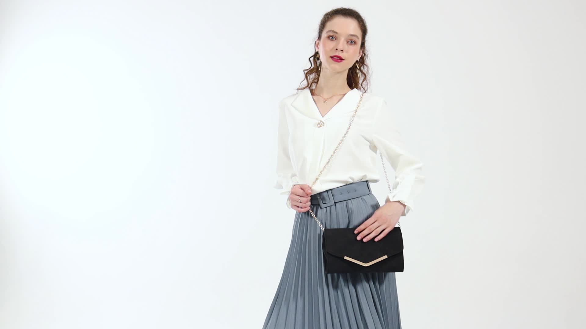 Pink Clutch Handbag