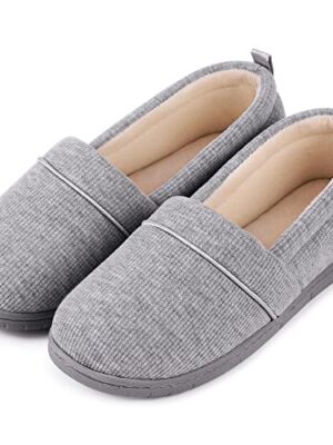 Memory Foam Knit House Slippers