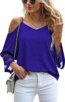 Summer Cold Shoulder Blouse
