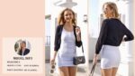 Summer 3/4 Sleeve Lightweight Cropped Cardigan