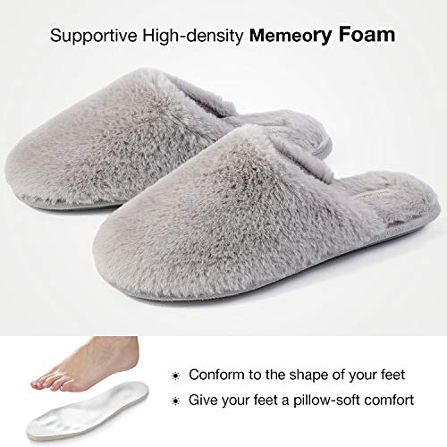 Fluffy Memory Foam Slippers
