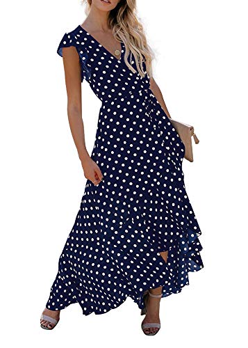 Summer Boho Floral Midi Dress