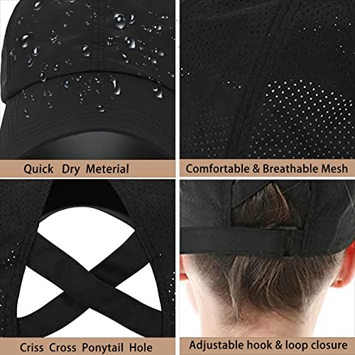 Criss Cross Ponytail Baseball Cap