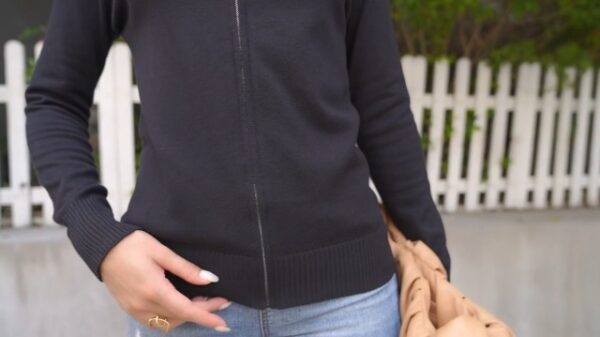 Lightweight Zip Up Cardigan