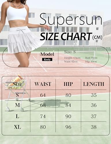 Yoga Skort with Pockets High Waist