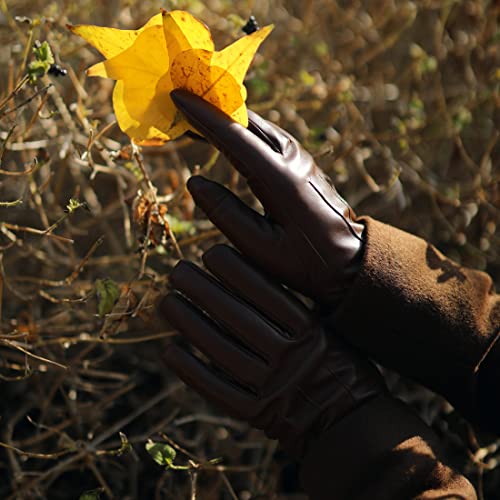 Leather Gloves, Winter Cashmere