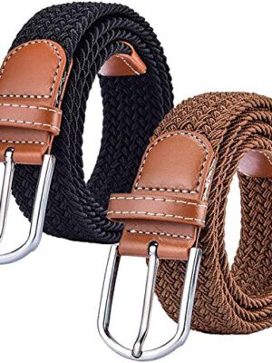 Stretch Canvas Braided Belts