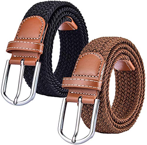 Stretch Canvas Braided Belts