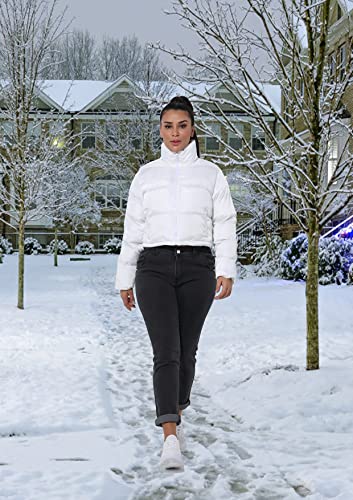 Lightweight Winter Crop Puffer Jacket