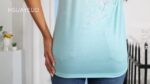 Summer Casual Print Short Sleeve Top