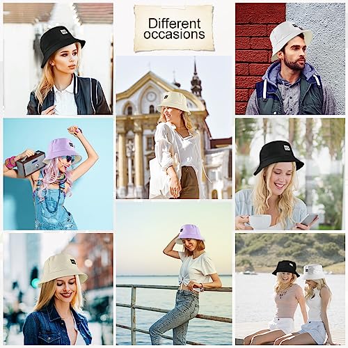 Foldable Double-Sided Cotton Bucket Hat