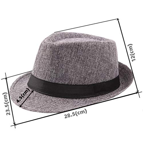 Fedora Hat, Wide Brim, UV Protection