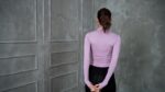 Long Sleeve Yoga Crop Top with Thumb Holes