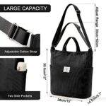 Hobo Bag with Zipper, Large Capacity