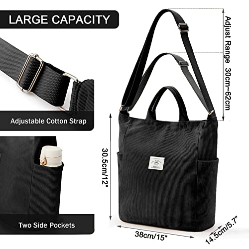 Hobo Bag with Zipper, Large Capacity