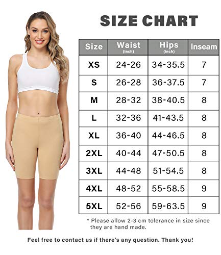 Anti Chafing Cotton Cycling Shorts