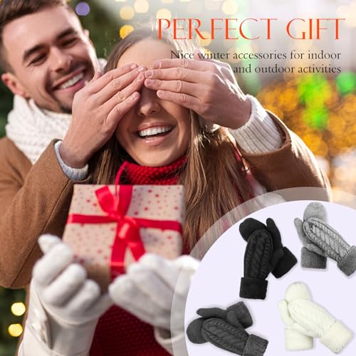 Thick Fleece Lined Winter Mittens