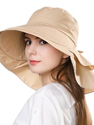 Wide Brim UV Protection Cotton Sun Hat