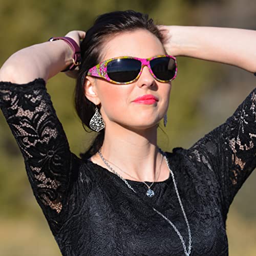 Pink & Purple Camo Polarised Sunglasses