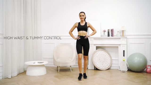 High Waisted Stretchy Cycling Shorts