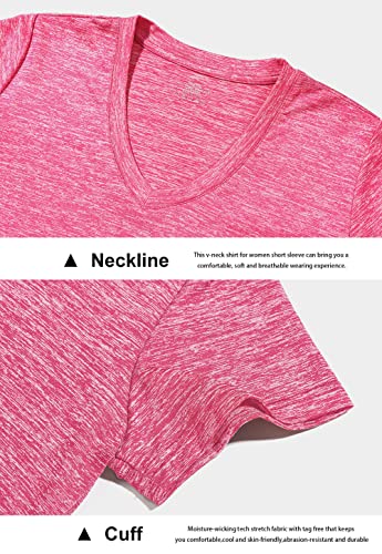 Dry Fit V-Neck Gym T-Shirts