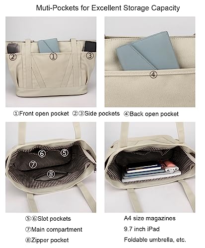Tote Bag Canvas Casual Top Handle Satchel