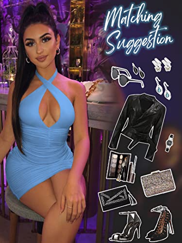 Sexy Mini Criss Cross Bodycon Dress